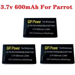 3.7V 600mah Replacement Lipo Battery Large Capacity Drones Battery For Parrot Mini Drones Mambo,Jumping Sumo&Rolling Spider