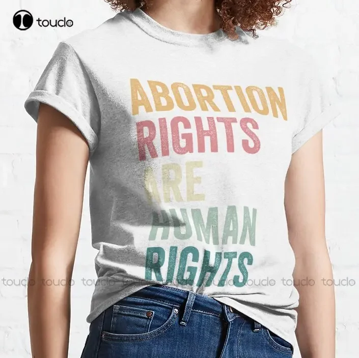Abortion Rights Are Human Rights Trending T-Shirt Dog Tshirt Funny Art Streetwear Cartoon Tee Fashion Tshirt Summer Xs-5Xl New