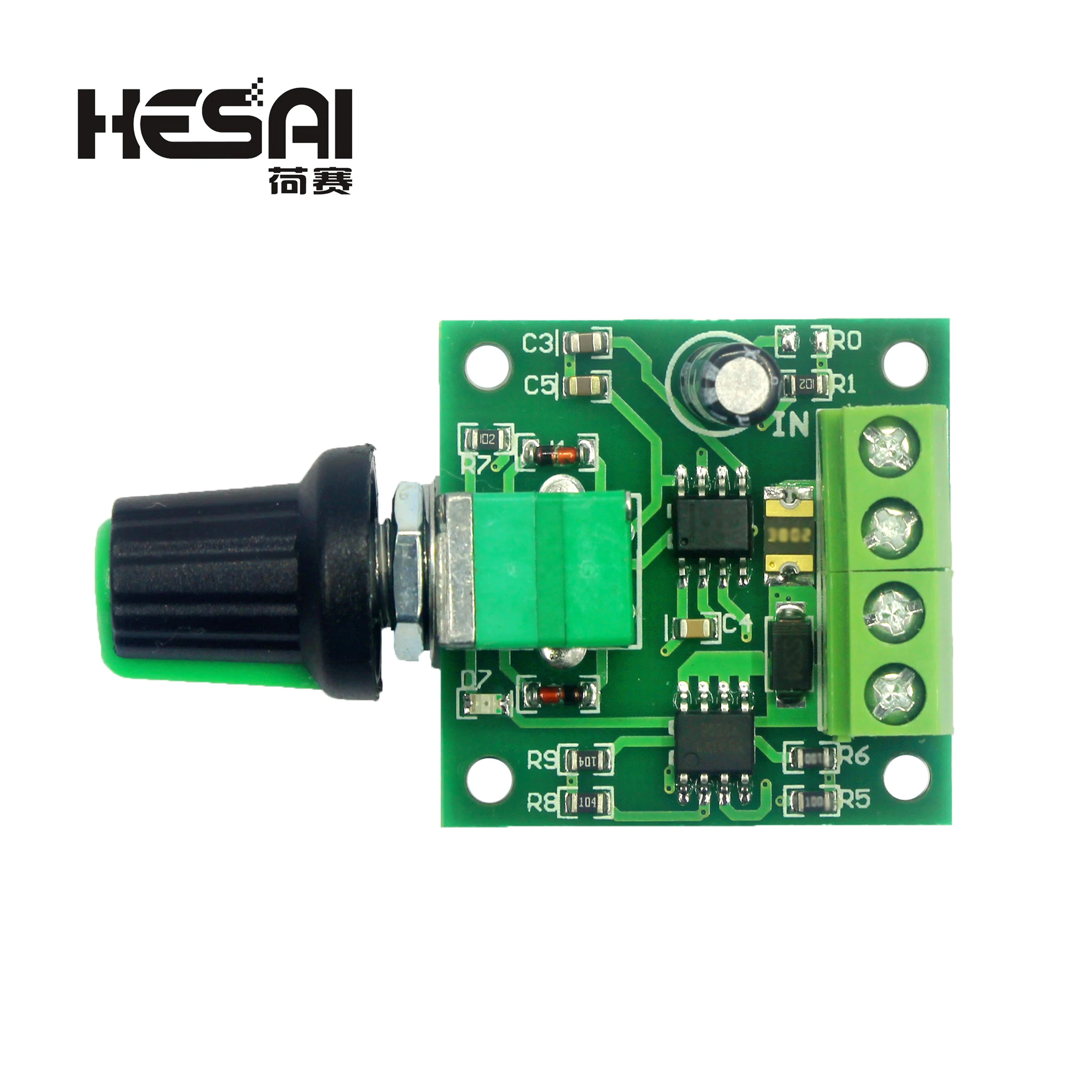 DC 1.8V 3V 5V 6V 12V 2A PWM Motor Speed Controller Low Voltage Motor Speed Controller PWM 0~100% Adjustable Drive Module 1803BK