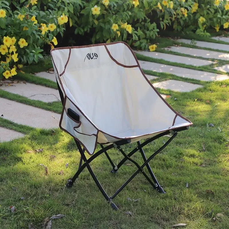 Ultra Lightweight Folding Beach Chair Silla Playa Plegable 접이식의자 - Portable Camping & Fishing Chair with Cup Holder, Carry Bag