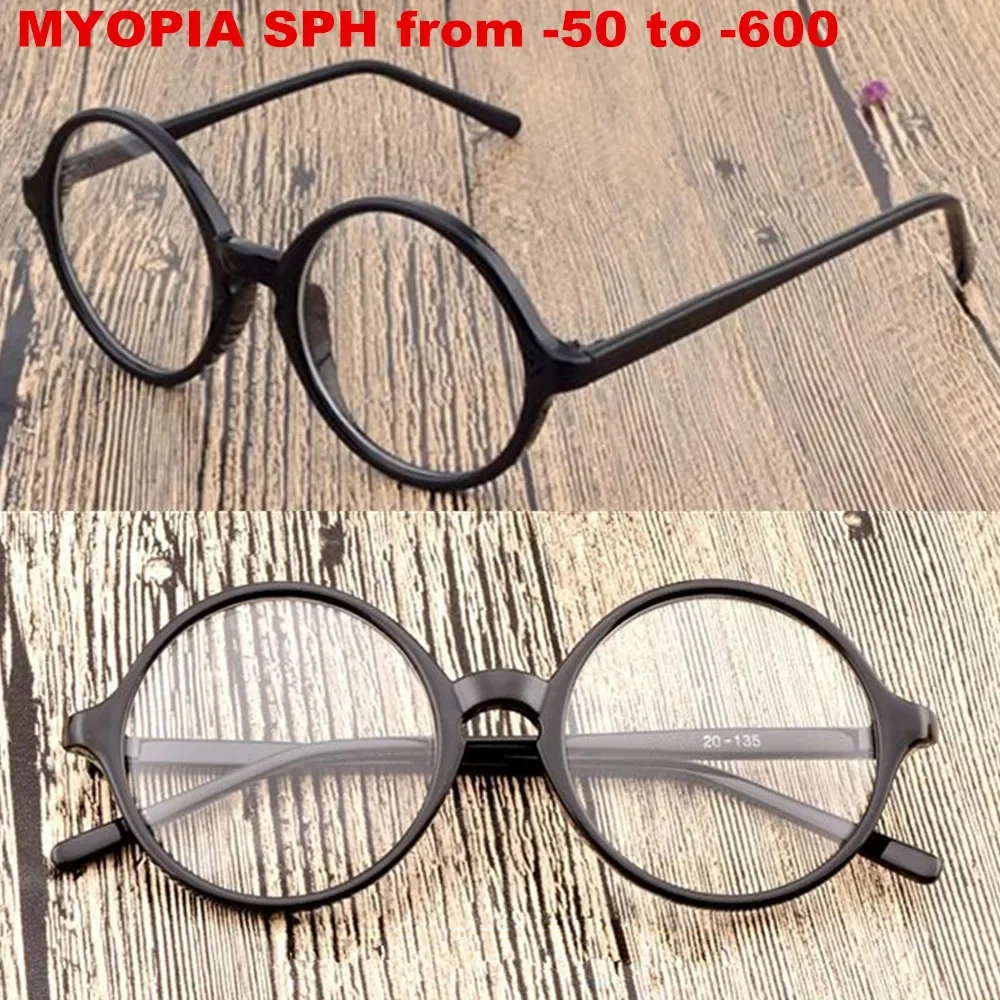 Small Vintage Round Medium Full Rim Unisex Reading Glasses +125 +150 +200 +225 +250 +275 +300 +325 +350 +400 +450 +5 +600