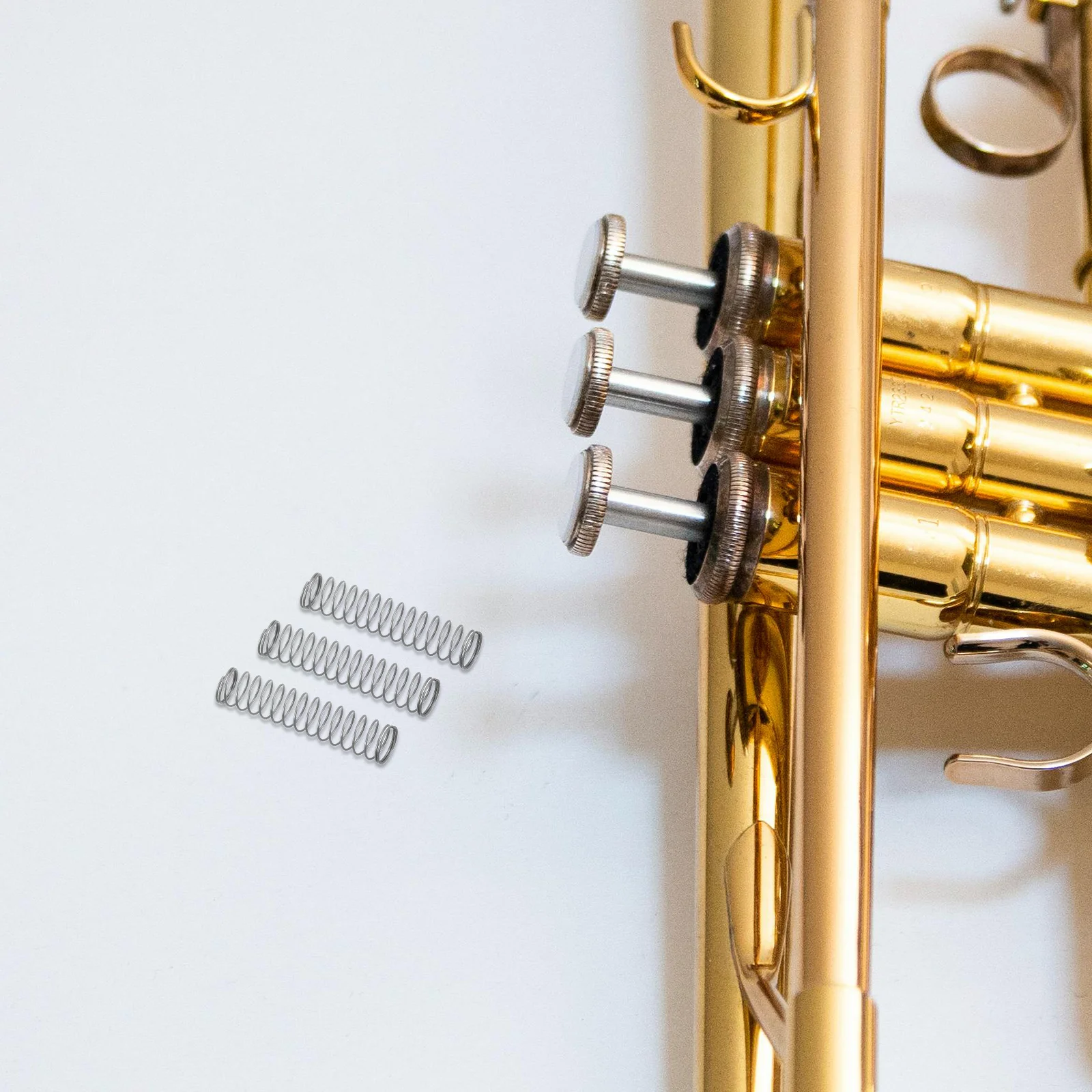 

3 Pcs Instrument Maintenance Supplies Upgrades Brass Tuning Springs Embellishments Accouterments Peripherals