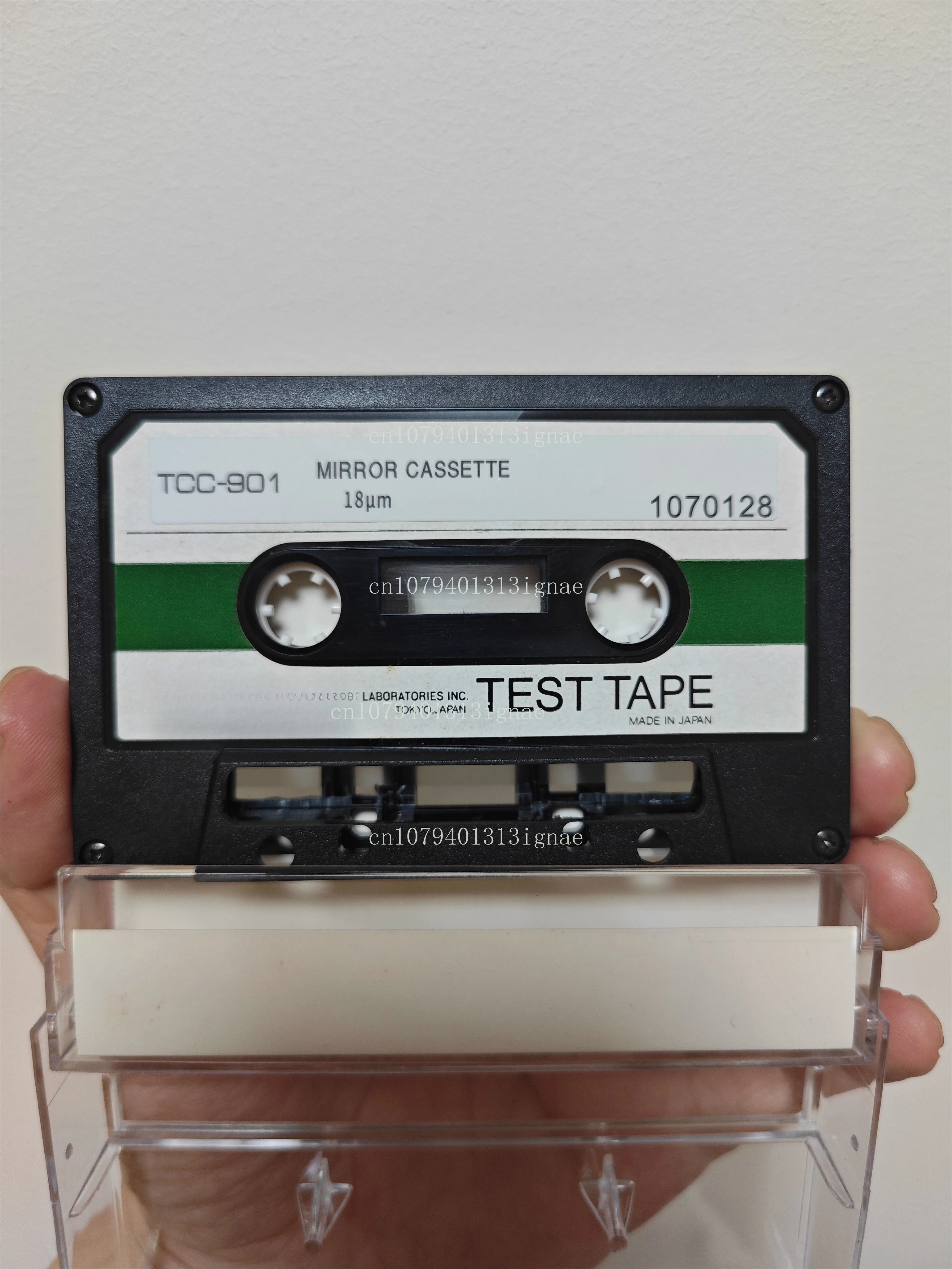 New mirror test with mirror tape TCC901 recorder card holder maintenance calibration test