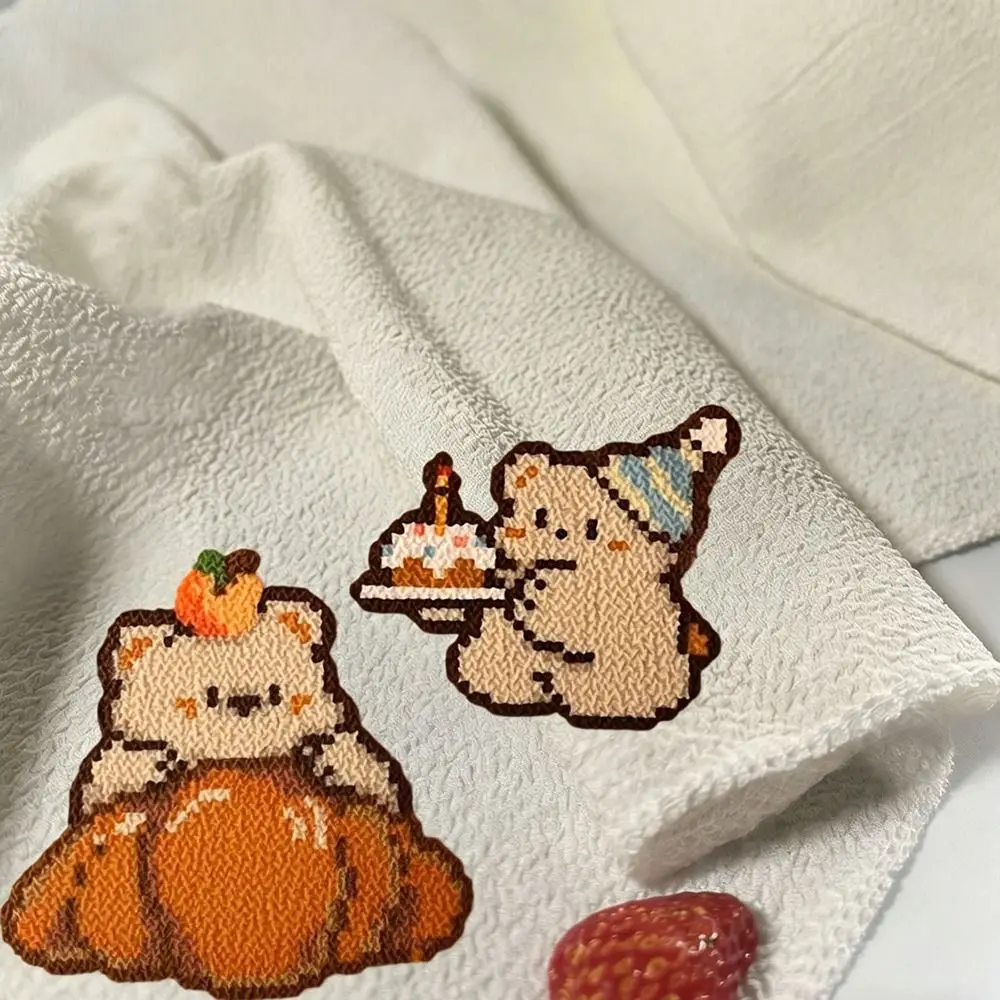 Multifunctional High Temperature Resistant Ironing Cloth for Perler Beads Handmade Tool White Bath Towel Bead Crafting
