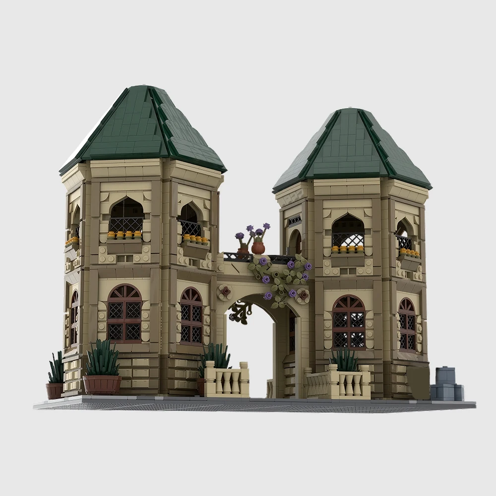 3531PCS MOC Movie Street Scene Model Building Blocks Medieval House Modular DIY Assembly Children's Toy Boy Birthday Gift Set