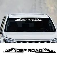 Creative Mountain 4x4 Off Road Sticker Car Windshield Window Body Side Deocr Decal Waterproof Decoration Auto Tuning Accessories