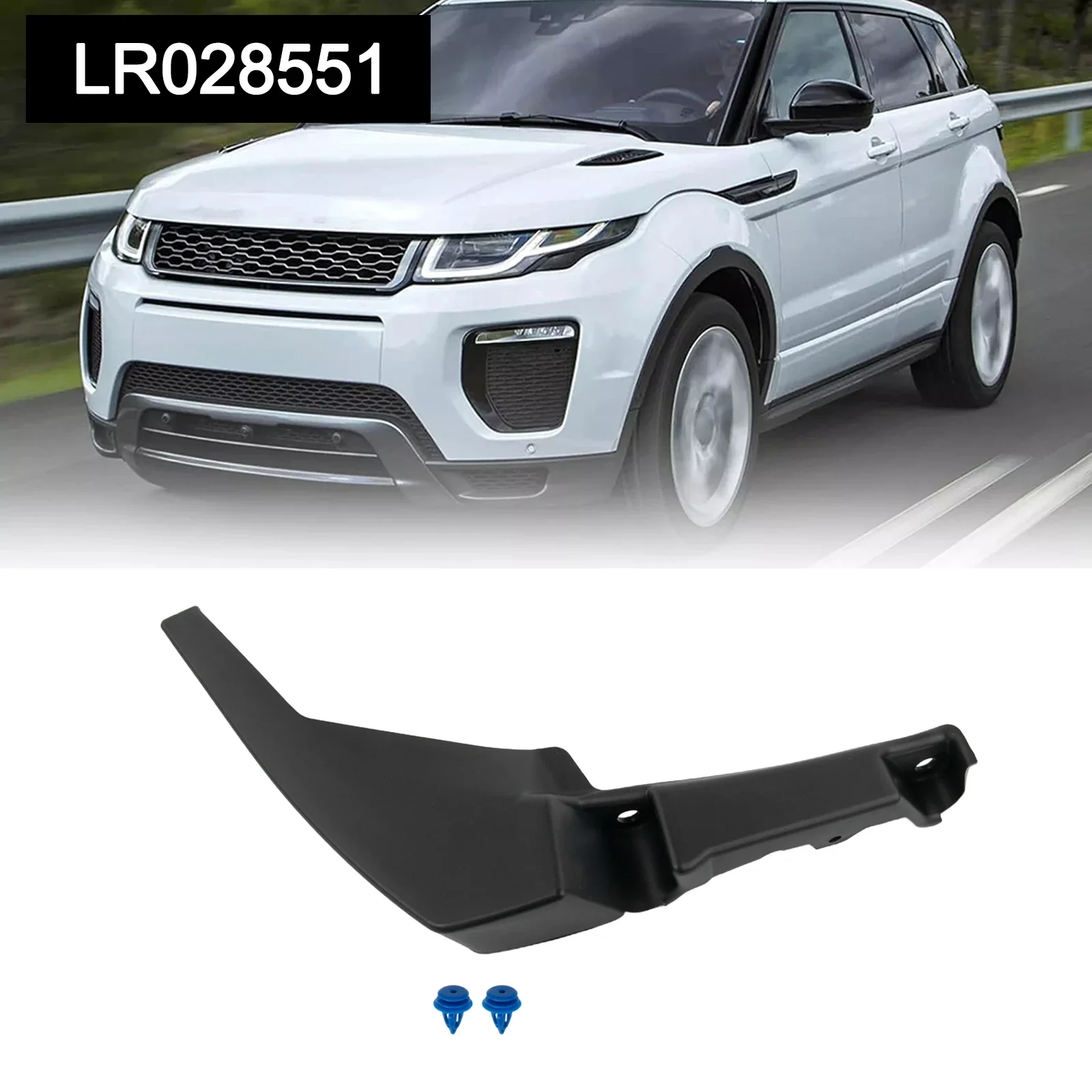 Car Front Bumper Finisher Angle For Land For Rover For Range Rover For Evoque 2012-2016 LR028551 LR028550 Left Right Black