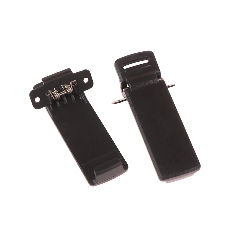 

2Pcs Belt Clips Walkie Talkie Spare Part Back Belt Clip For Baofeng 2-way Radio UV5R Accessories