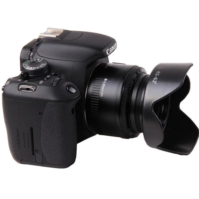 ES-62II ES-62 II เลนส์สำหรับกล้อง Canon EOS 500d 550d 600d 650d 700d 100d EF 18-55มม.55-250Mm 50Mm F/1.8 II เลนส์ ES-62II