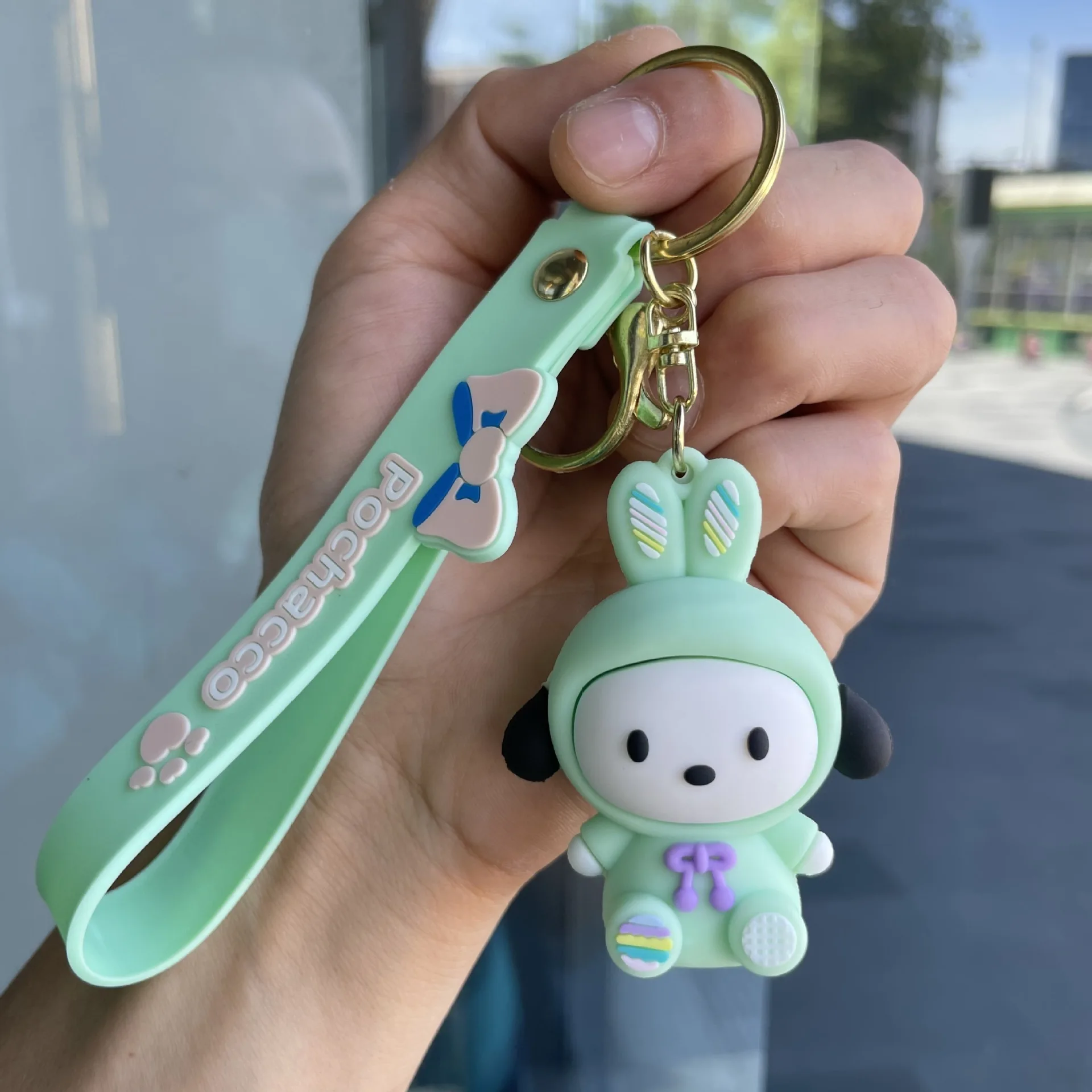 1 قطعة سلسلة المفاتيح حقيبة مدرسية لطيفة معلقة قلادة الزوجين #4