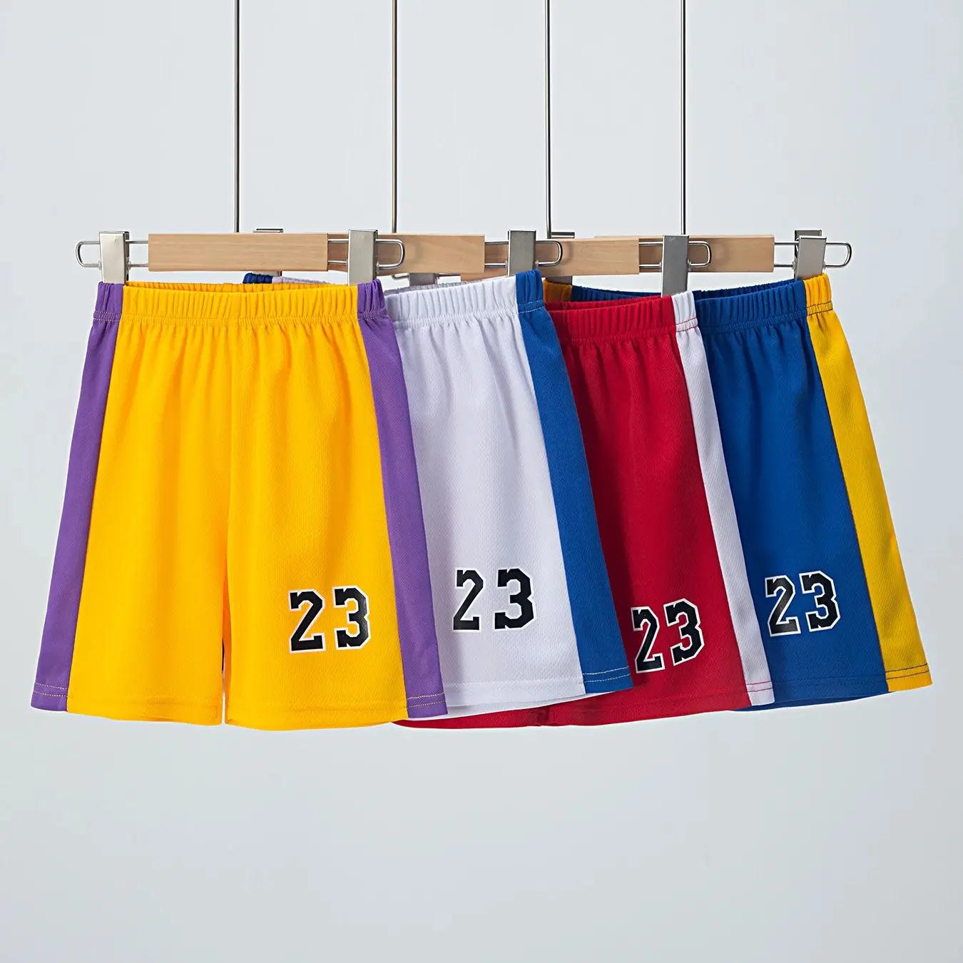 6/2 Pcs Children's Summer Quick-drying Exercise 23 Suit Boys Basketball Football Running Vest Joker Comfortable Shorts Students