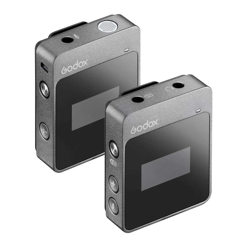 

Godox MoveLink II M1 Compact Wireless Microphone System for Cameras & Smartphones with 3.5mm (2.4 GHz, Black)