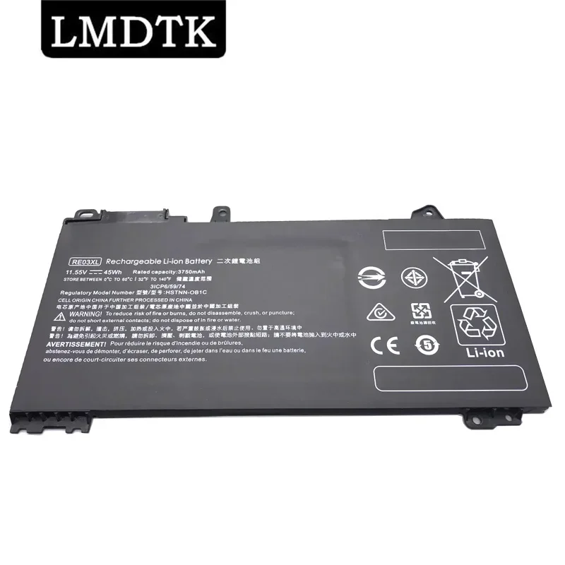 

LMDTK New RE03XL Laptop Battery For HP ProBook 430 440 445 450 455 G6 Series HSTNN-DB9N HSTNN-UB7R L32407-2B1 L3240