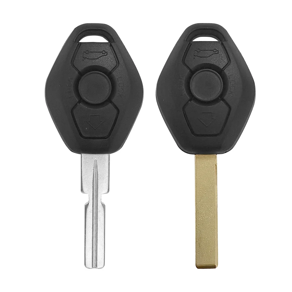 XNRKEY 3 Buttons Modified Remote Flip Key Shell for BMW E46 E36 E38 E39 E83 E53 Z3 Z4 X3 X5 325i 3 5 7 Series HU92/HU58 Blade