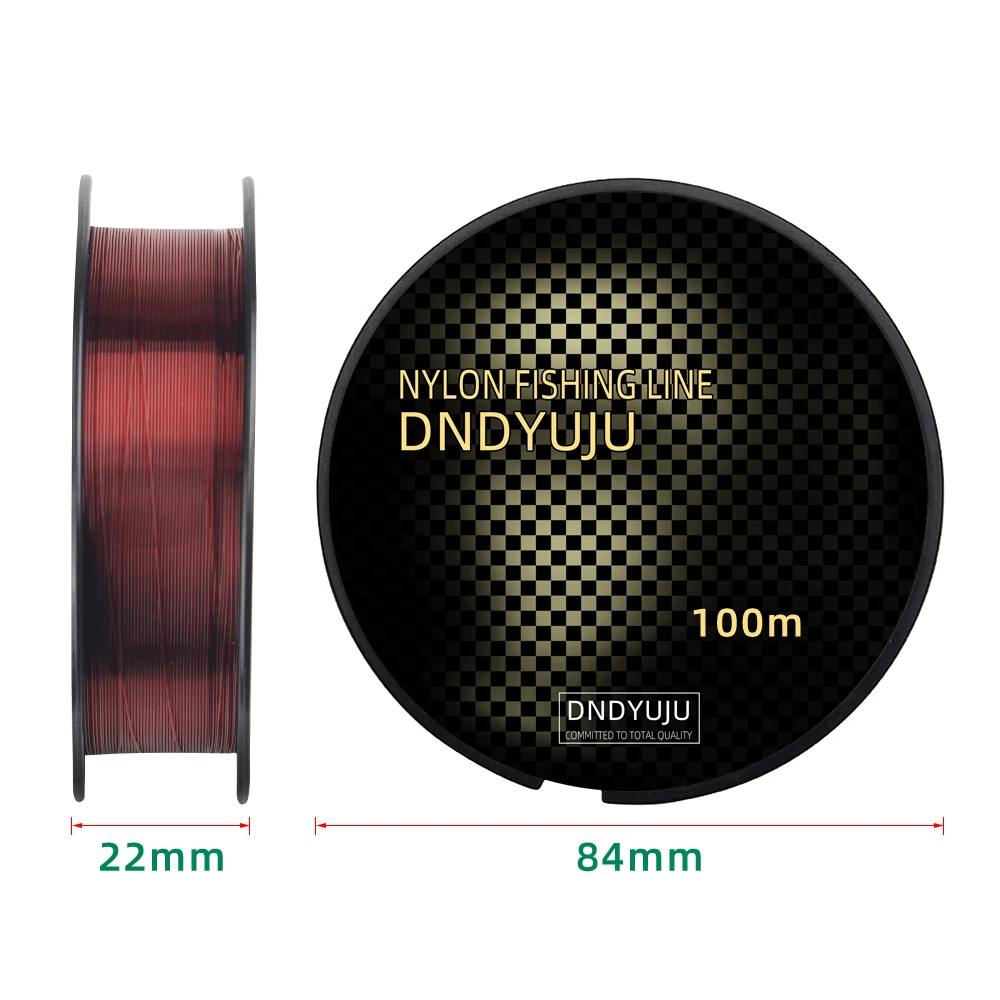 DNDYUJU 100m Monofilament Nylon Fishing Line  Fishing Line Bass Carp Fish Fishing Accessories Mainline Tippet
