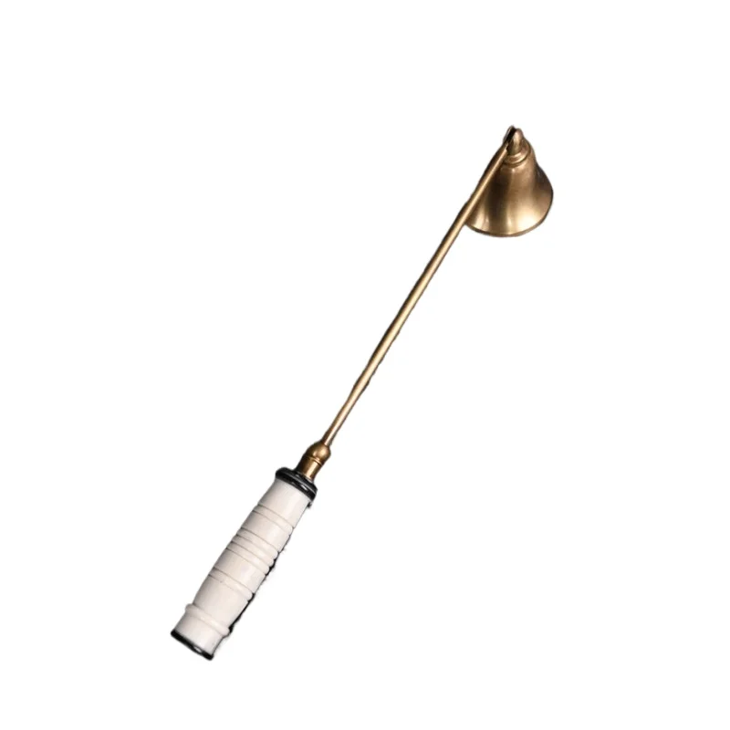 For Creative Candle Extinguisher, Brass Retro Craft Candle Tool, Home Decoration Light Luxury Ornament