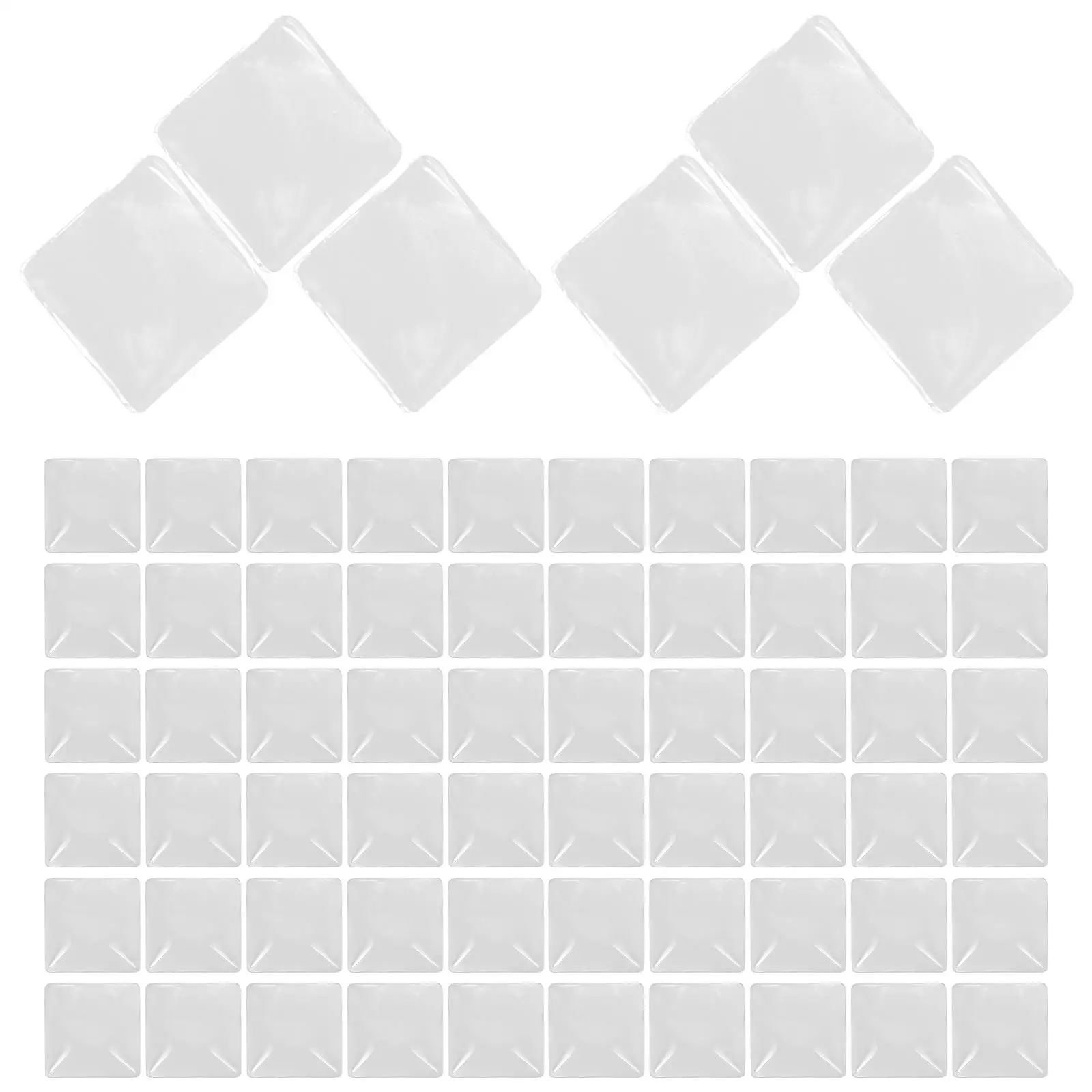 

100 Pcs Color Card Display Stand Clear Nail Sample Marble Marbles Glass Nails Book Women's