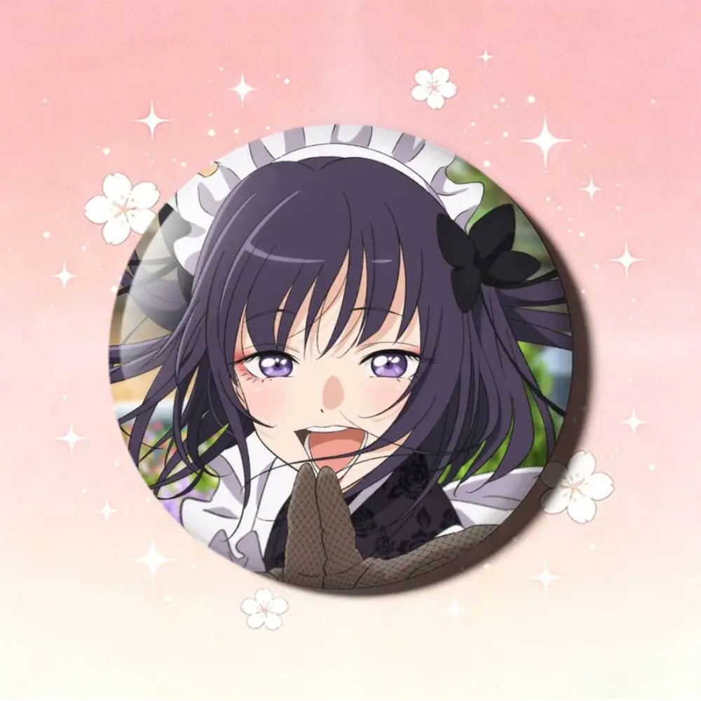 Shizuku Kuroe Marin Kitagawa Laser Badge Applicable For Backpack Clothes Hats Decor Creative