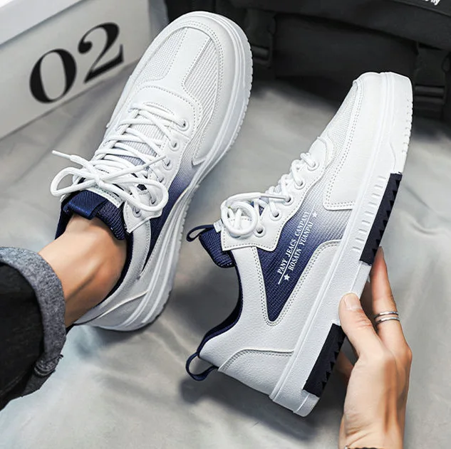 Casual shoes men's new 2025 summer casual student breathable mesh board shoes fashionable sports height increasing men's shoes