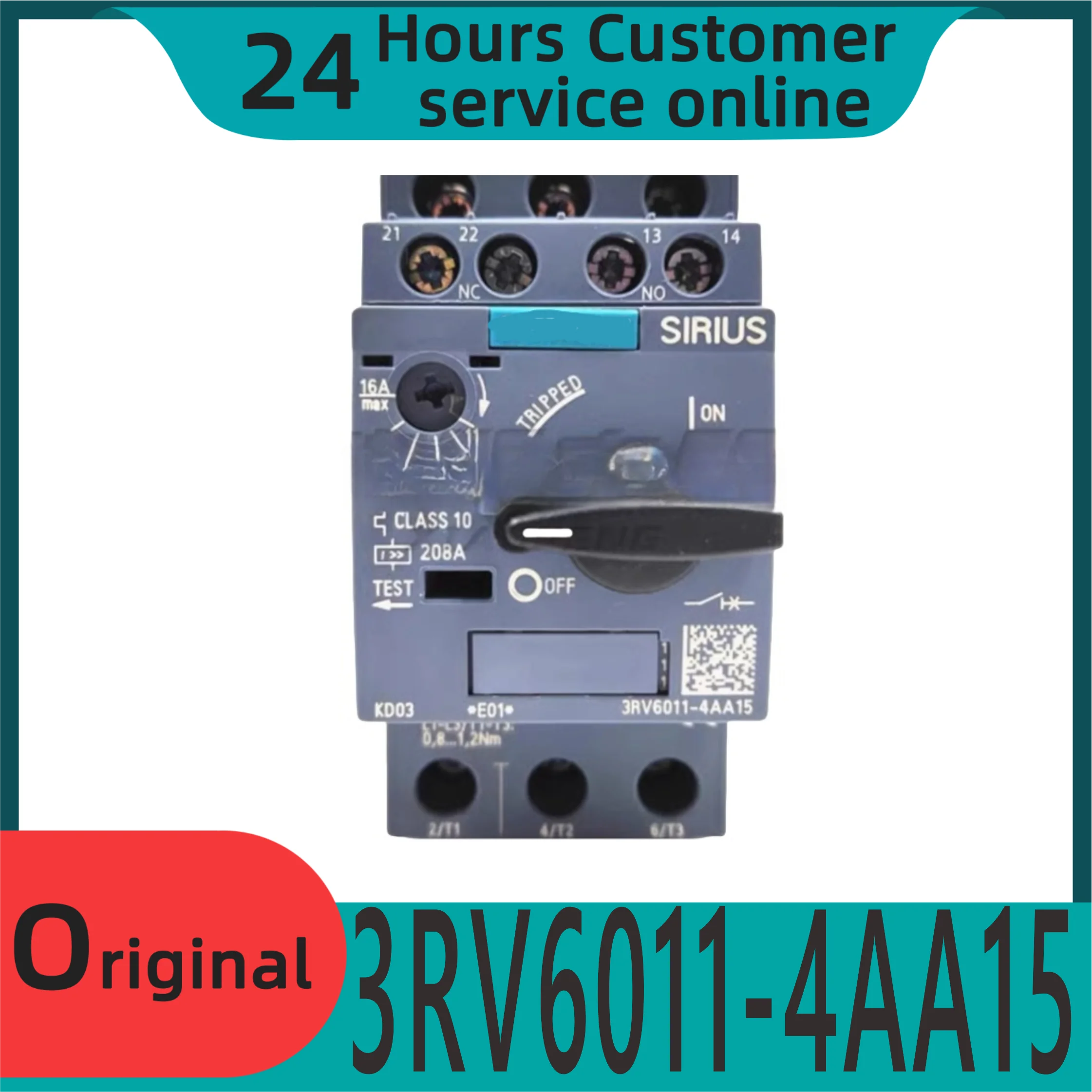 

New original motor protection circuit breaker 3RV6011-4AA15 11-16A
