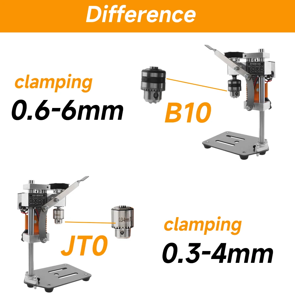 Mini Electric Bench Drill 180W High Power Precision Drilling Machine For Metal Wooden Diy Jewelry Making Crafts Portable Driller