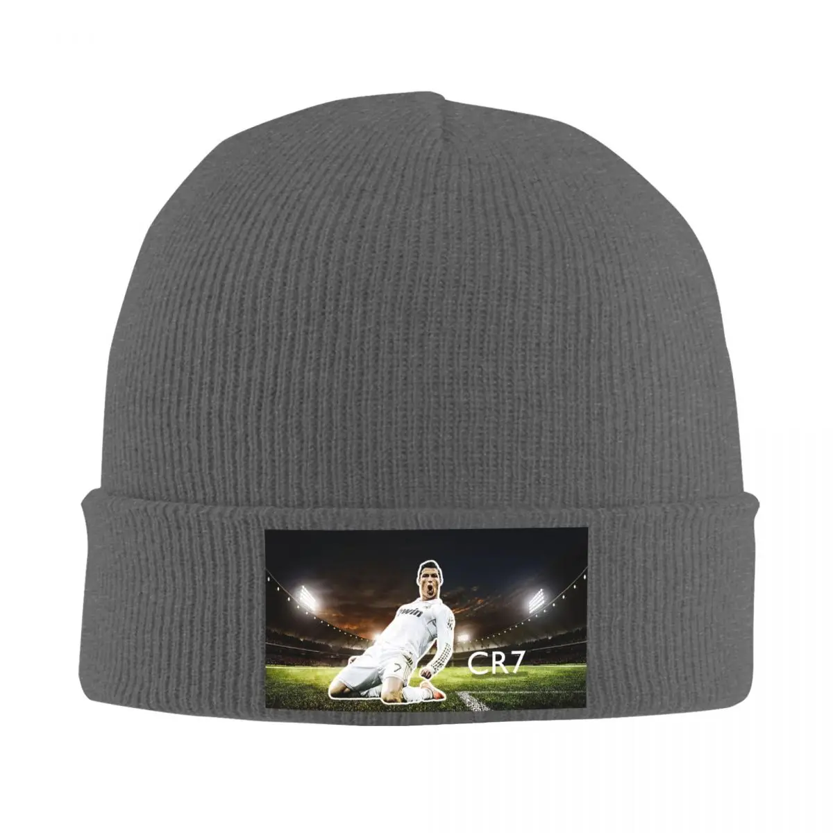 CR7 Cristiano Ronaldo Warm Knitted Cap Fashion Bonnet Hat Autumn Winter Outdoor Beanies Hats for Men Women Adult