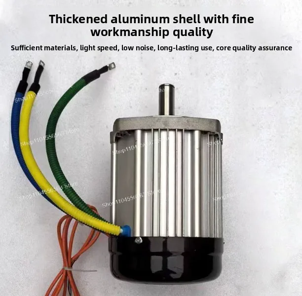 High-pressure water pump 60V 1500W 3000W high-power permanent magnet differential speed DC brushless high-speed motor