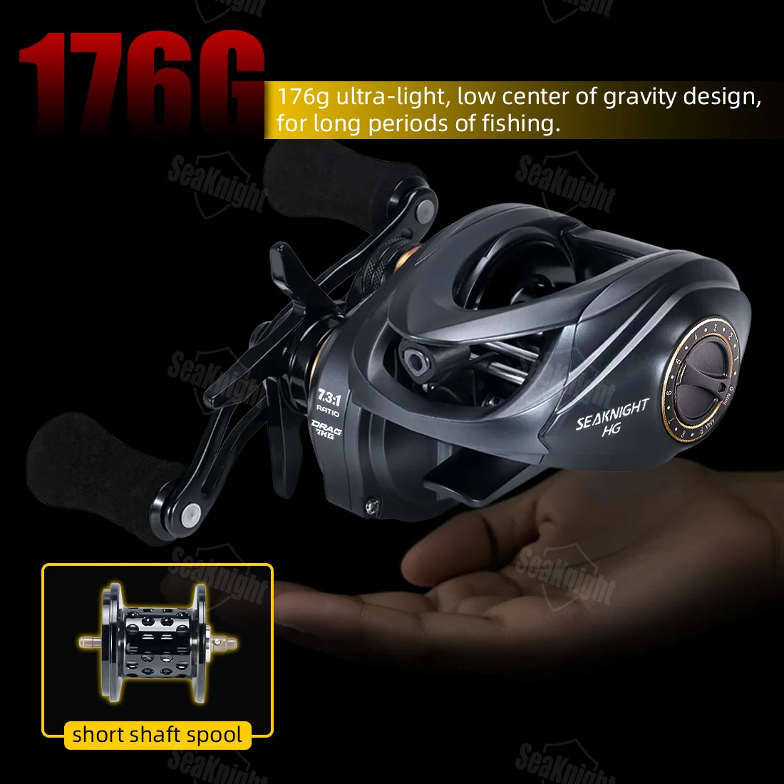 SeaKnight Brand FALCAN IV Series Fishing Reel 176g Ultralight 7KG