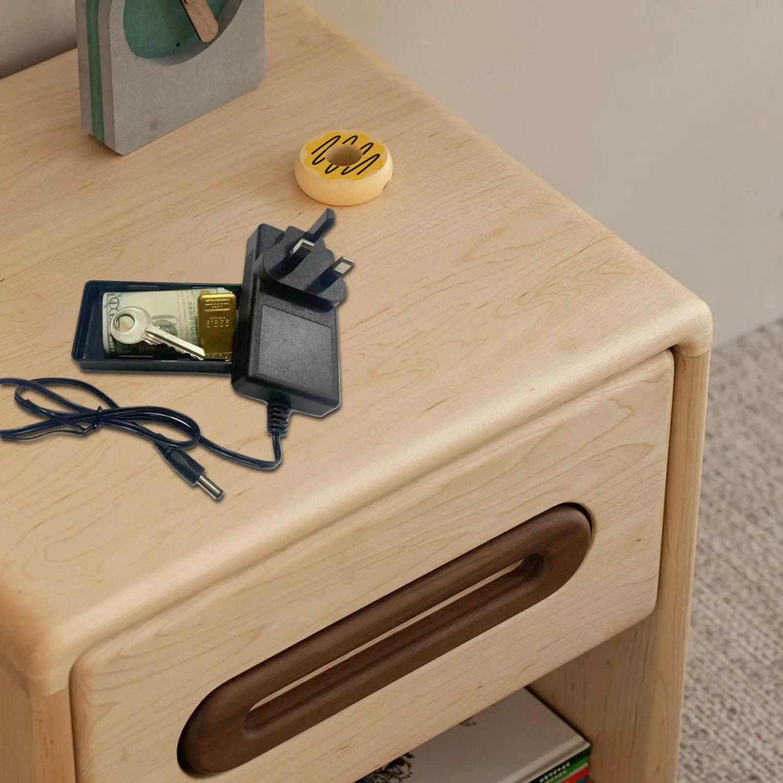 Hide Money Secret Container Fake Changer Plug Design Portable Storage Hiding Security Stash For Dorm Car College Keys Money