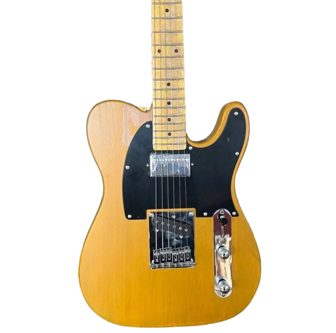 

Гитарный кленовый гриф, корпус из ольхи, 6 струн, в наличии 2026