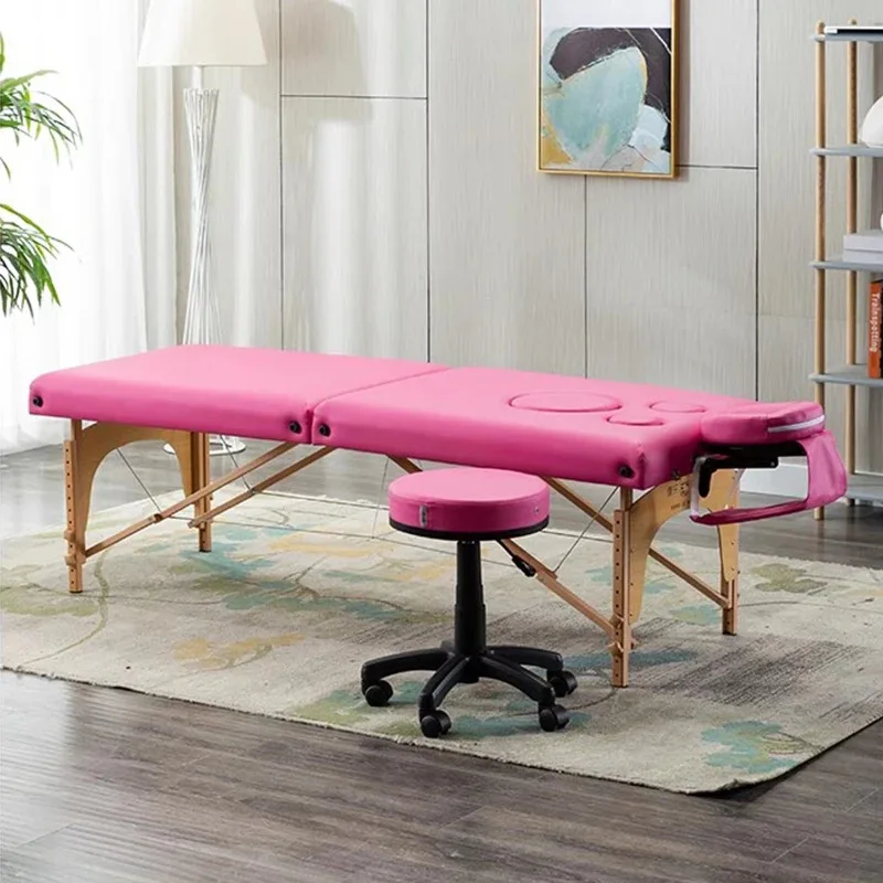 Portable Aesthetic Table Professional Beautician Stretcher Spa Bed Chair Cosmetologist's Couch Beauty Maca Portatil Salon