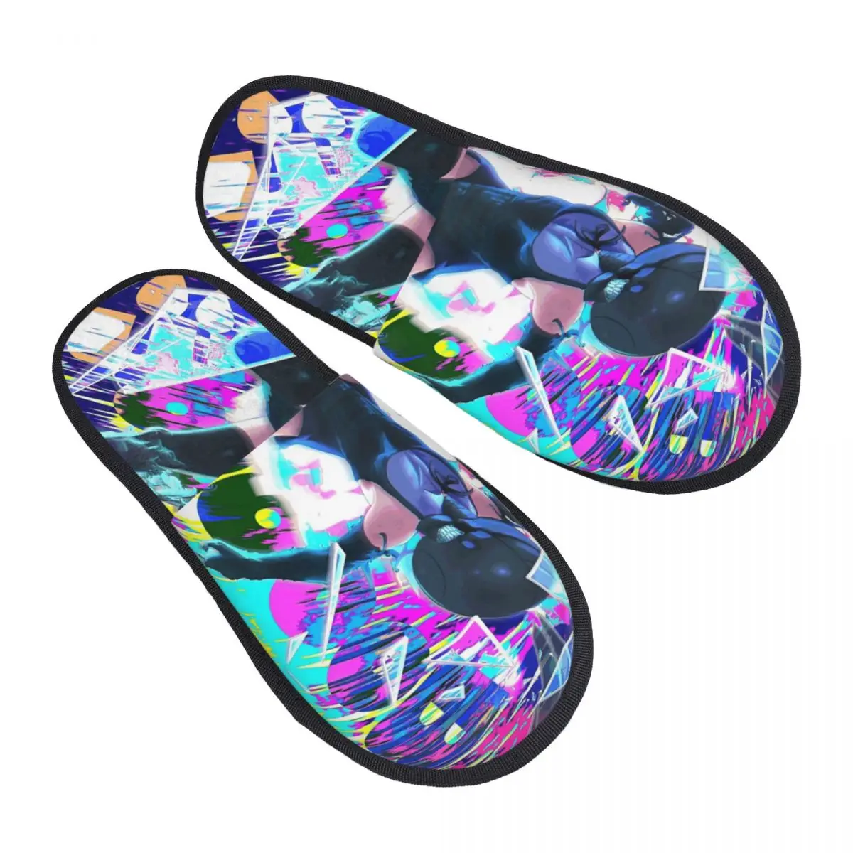 Winter Slippers Chainsaw Man Reze Accessories Household Fur Slides Slippers Living Room Anime Soft Non Slip Slides