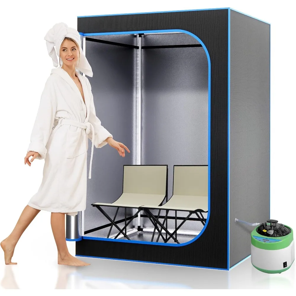 Compact Portable Steam Sauna - Detoxify & Soothing Infrared Heated Body Therapy, Energy & Power-Efficient Design