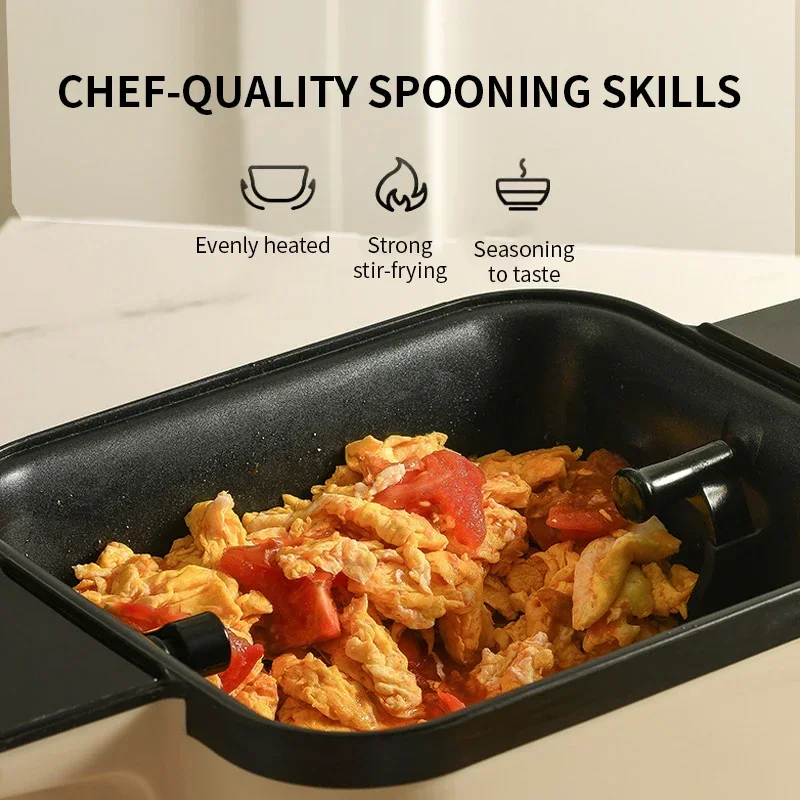 آلة قلي التقليب الأوتوماتيكية بالكامل ، روبوت المطبخ المنزلي ، بدون إشراف مطلوب ، قلاب دوار ، ذكي