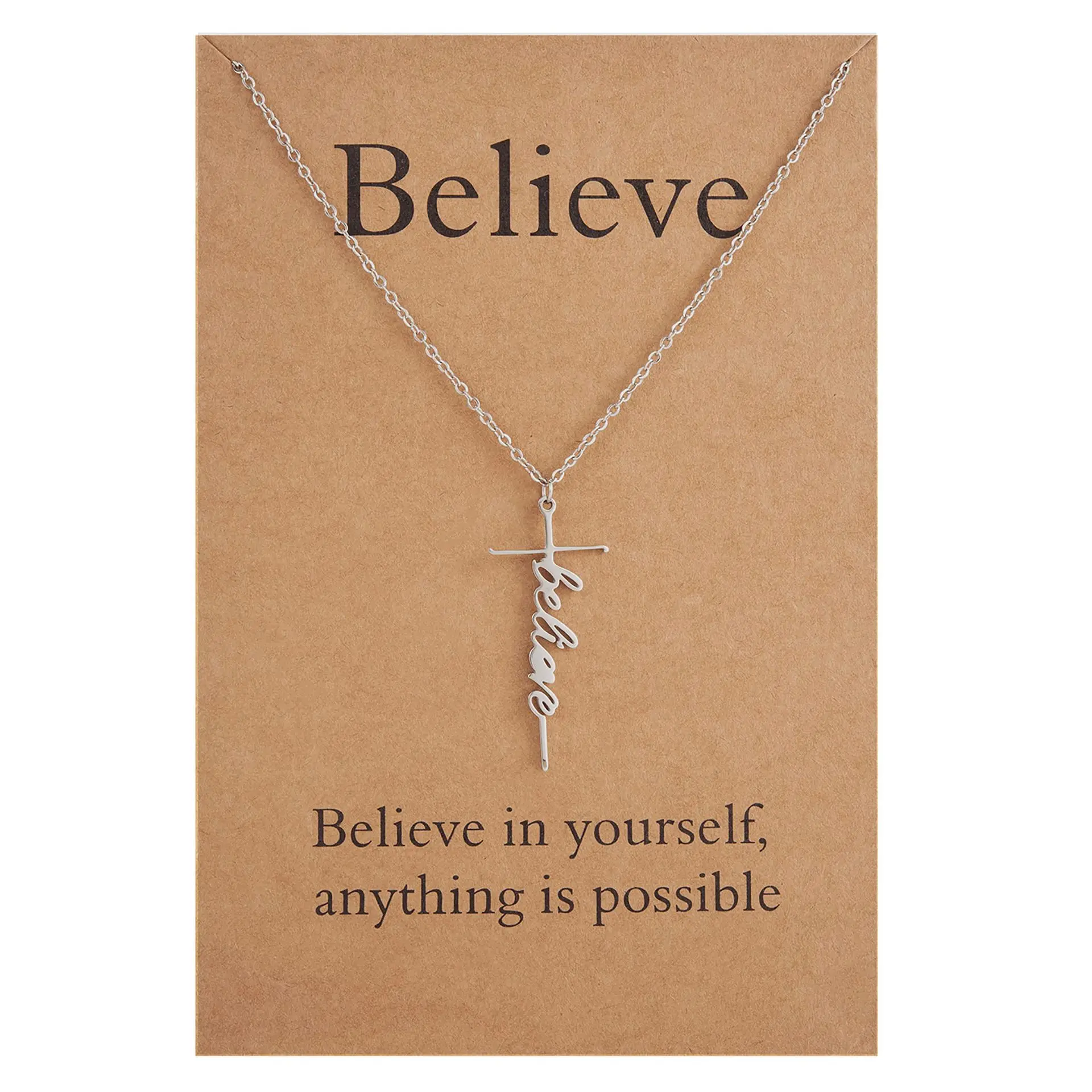 

Personalized Cross Name Necklace for Women, Custom Nameplate Cross Necklace Customized Jewelry Gift for Women Baptism Gifts