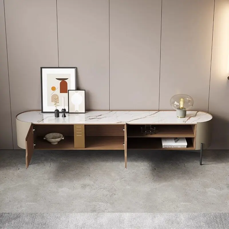 Luxury Modern Tv Stands Living Room Cabinets Display Nordic Floor Wood Tv Table Aesthetic Organizer Muebles Salon Furniture