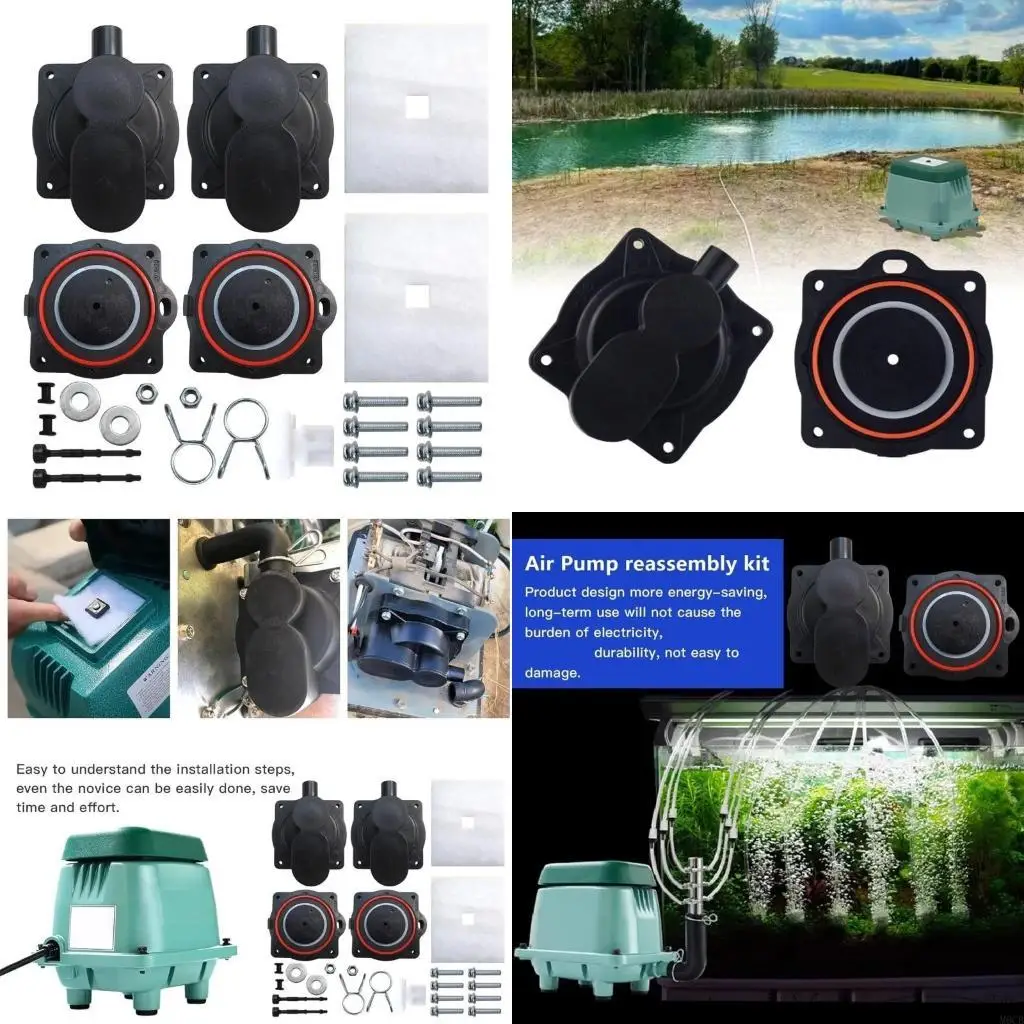 M6CB Updated Air Pumps Rebuild Complete Comprehensive Maintenance Set for 80 60 80-0117 80-0110 CS103EL