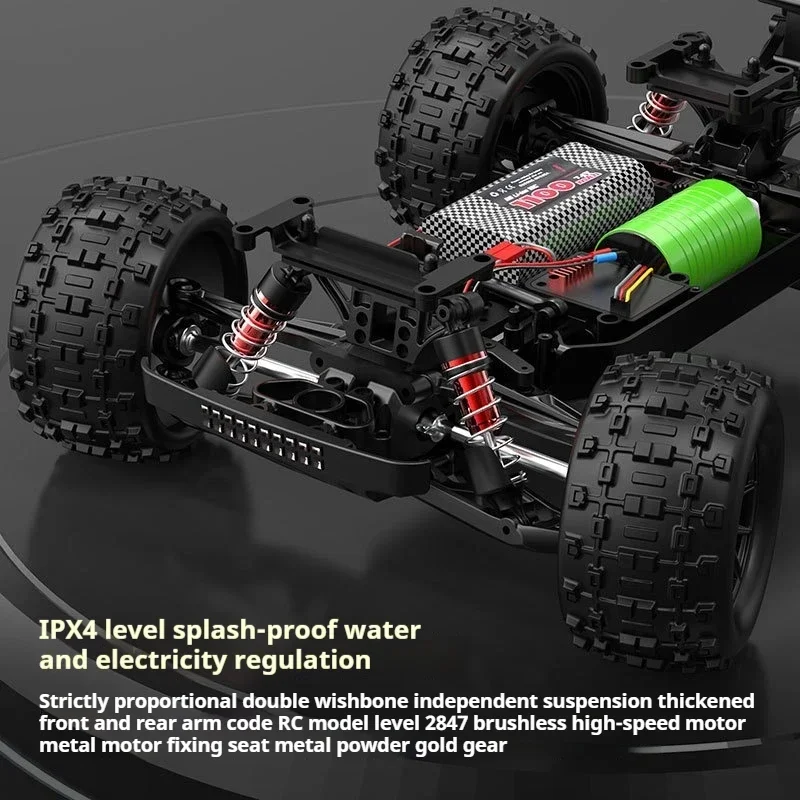 ของเจ๋ง: รถดริฟท์1:16ความเร็วสูง4x 4 mobil RC mobil REMOTE CONTROL รถบังคับ Bigfoot off-road RC รถแข่งของเล่นสำหรับทุกพื้นที่ชุดของขวัญของเล่นเด็ก