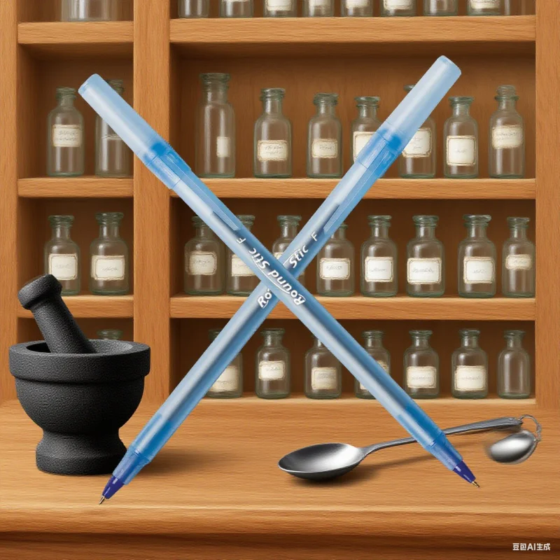 1.0mm Ballpoint Pens - 10 with Smooth Blue Ink