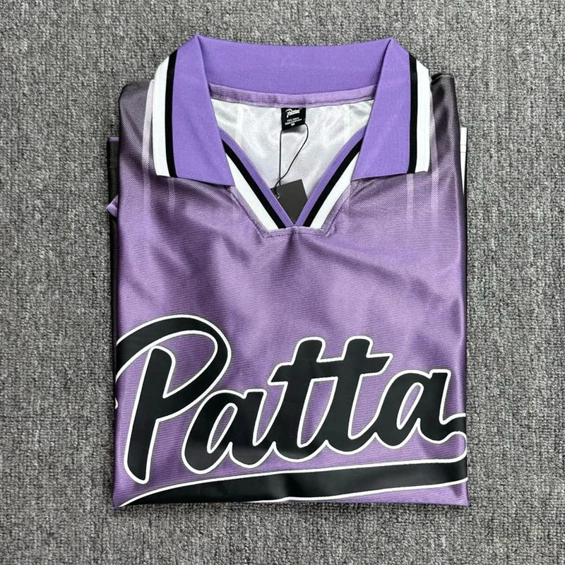 New High Quality Sporty Casual Patta Short Sleeved Summer Collar Men's Daily Wear PATTA T-shirts