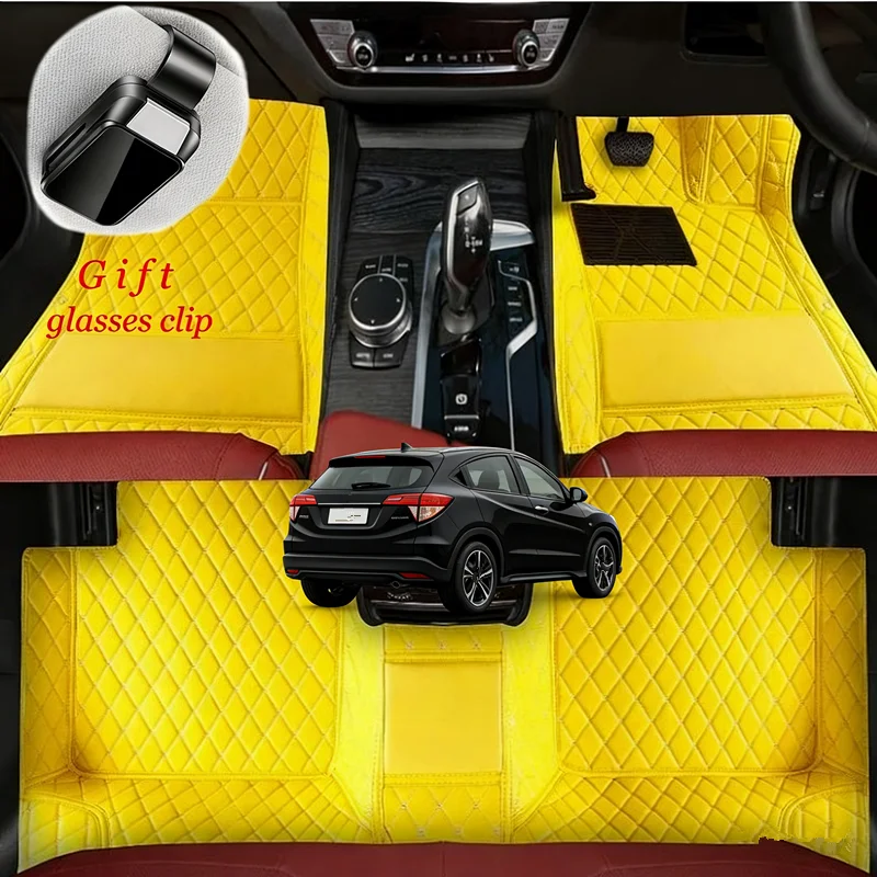 

Custom For Honda VEZEL/ XR-V 2014–2026 Car Floor Mats Luxury Waterproof Car accessories Carpets Covers Left /Right Hand Drive