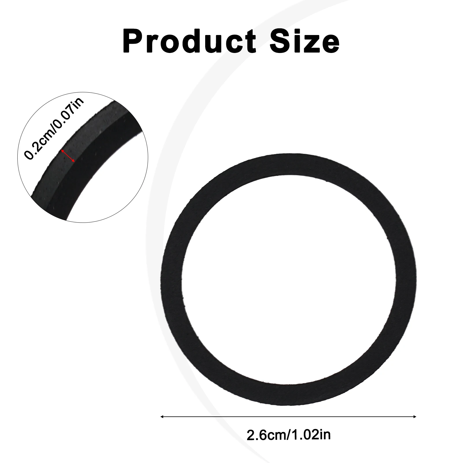 High Quality Brand New Sealing Ring Hydraulic Brake Parts Wear Resistance 0.8g 2 Pcs 26mm*2mm Accessories Bike