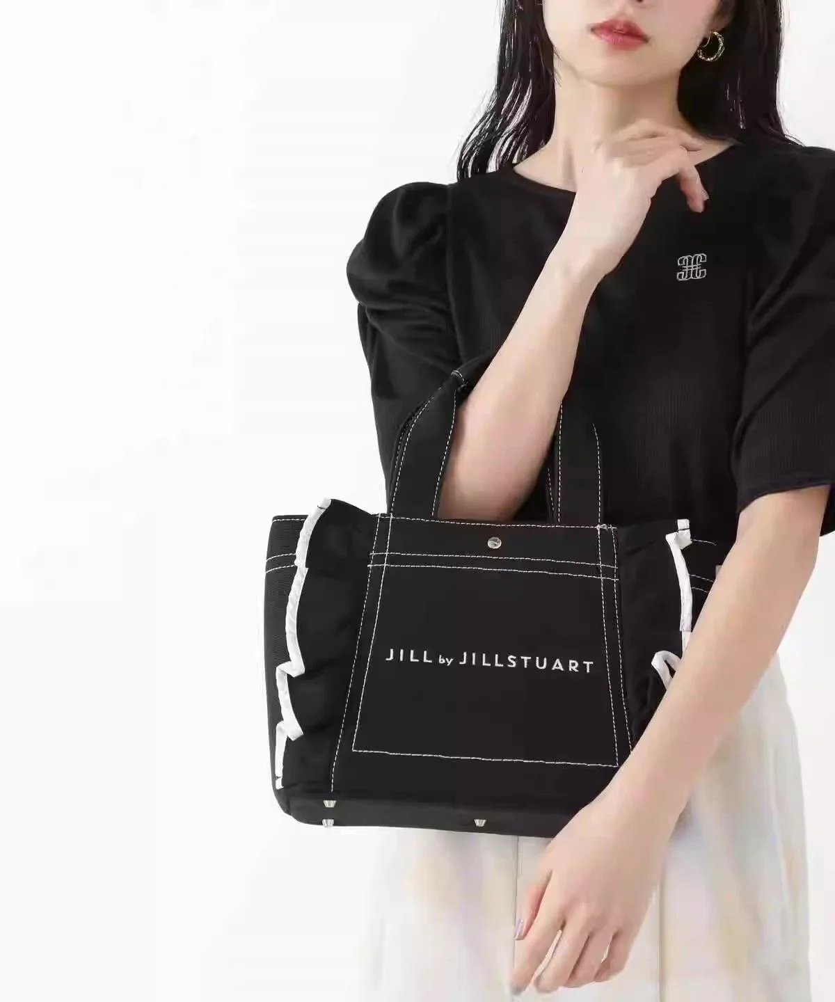 Casual Handbags for Women Japanese Style Ruffles Canvas Bag New Large Size Bags Girls Commuter Portable Messenger All-Matching