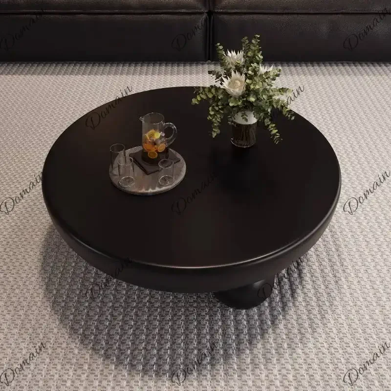 XZ Oval Decoration Black Coffee Tables High Quality Nordic Salon Coffee Tables Apartment Designer Table Basse Luxe Furniture Hom