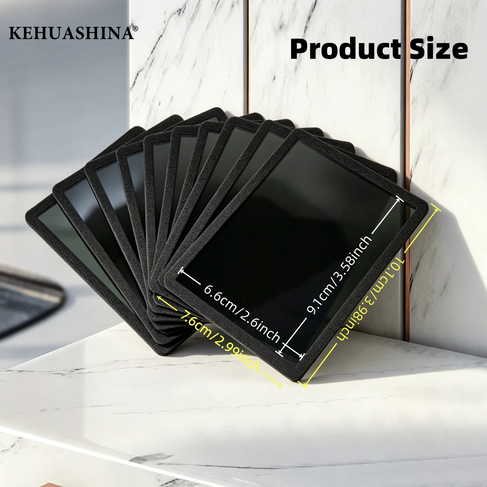 12PCS Color Border Frosted Top Load Card Holders 35PT Rigid Sleeves for Double Sleeved TCG Cards Dustproof Anti Bend Protector