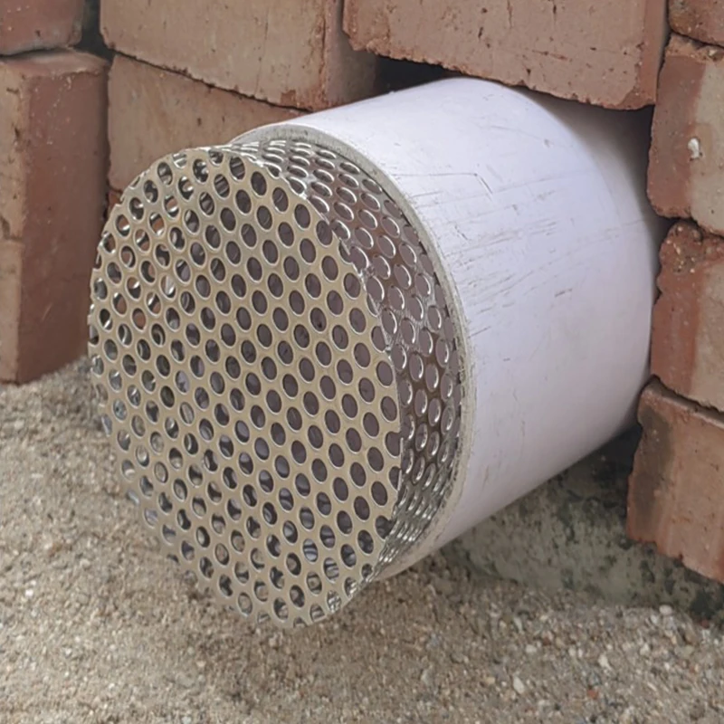 Extra Thick Stainless Steel Pipe Cap Balcony Roof Floor Drainage Cover Corrosion Resistant For Rainwater Management