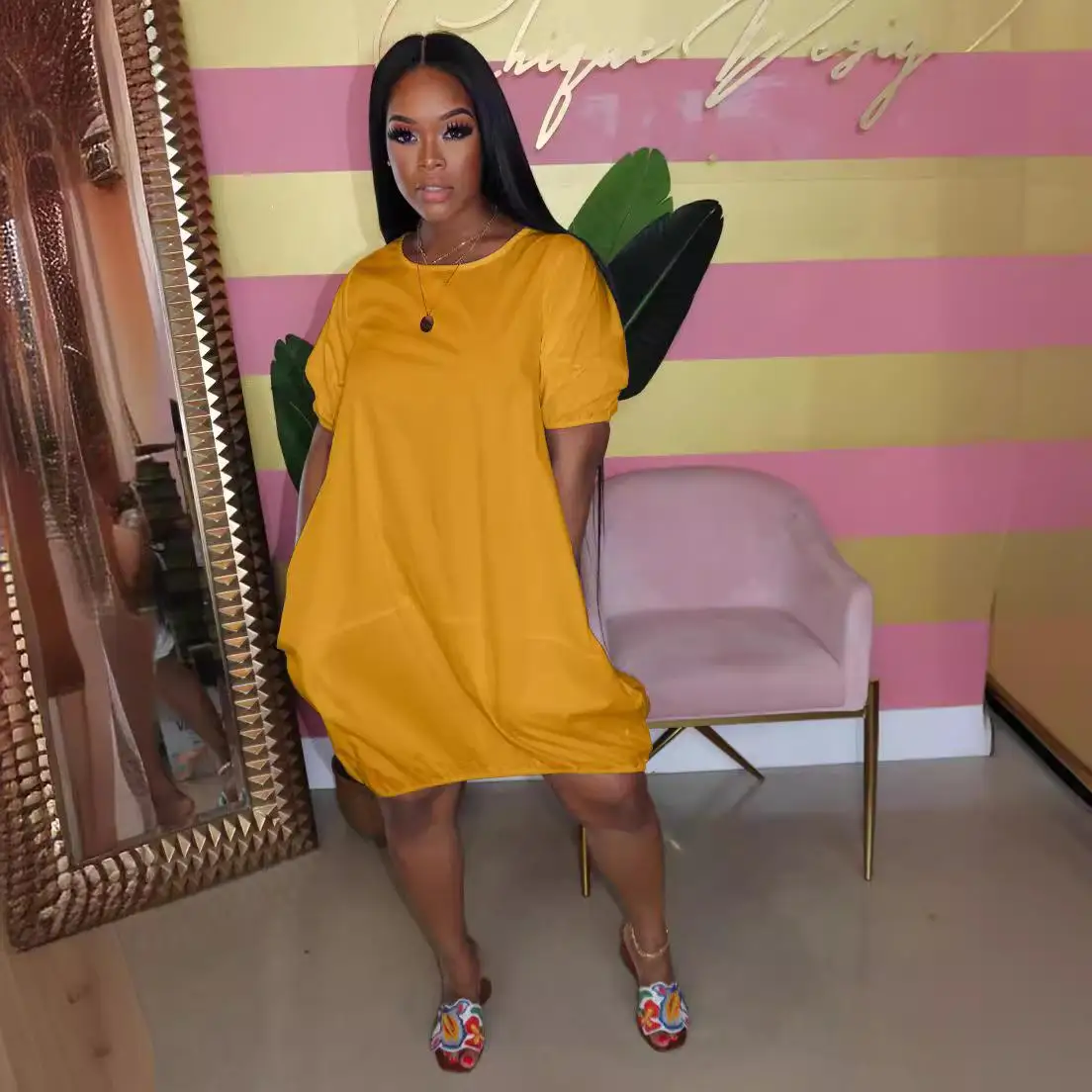 تنورة نسائية كبيرة الحجم على شكل فقاعات Dr Lantern Sve مستديرة Ne ort Sve عالية الخصر للركاب Sle ألياف البوليستر O-ape