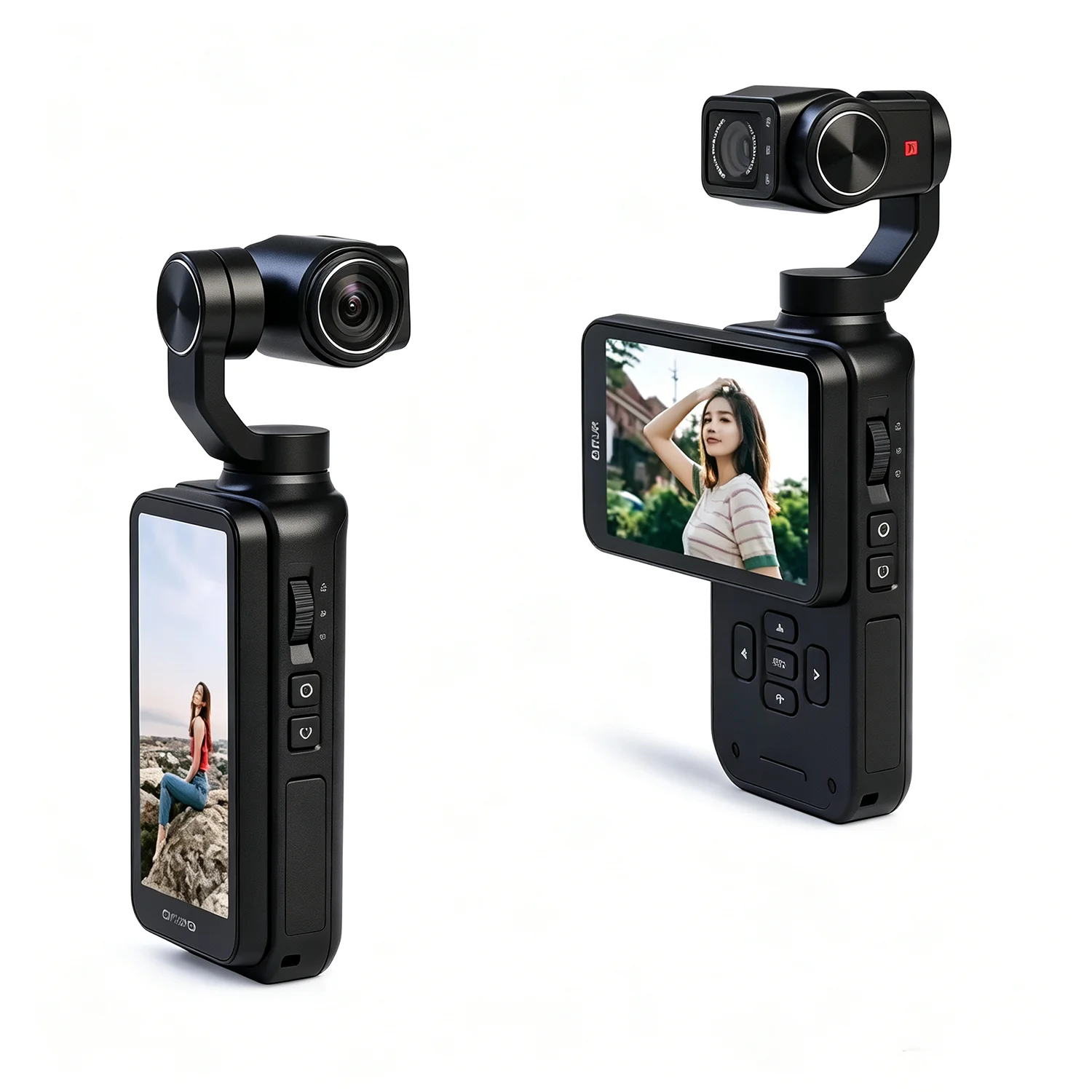 New Action Camera 4k Handheld Pocket Digital Camcorder 3-axis Gimbal Stabilization IR Night Vision Vlog Videos Camera For Gift