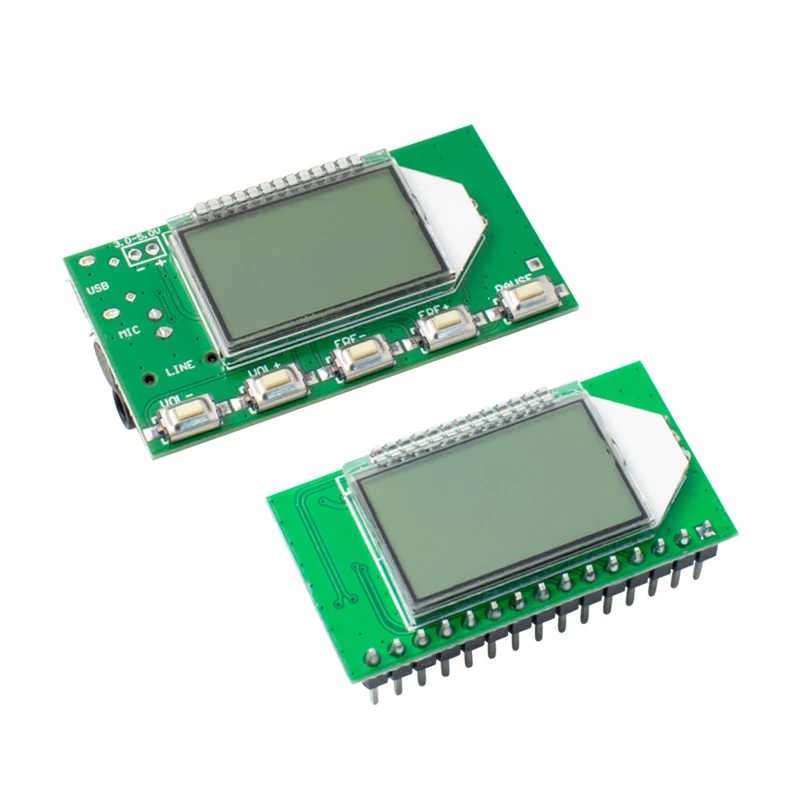 Módulo de radio digital de modulación de frecuencia inalámbrica FM/botones dobles estéreo de recepción de Audio/botones/versión LCD