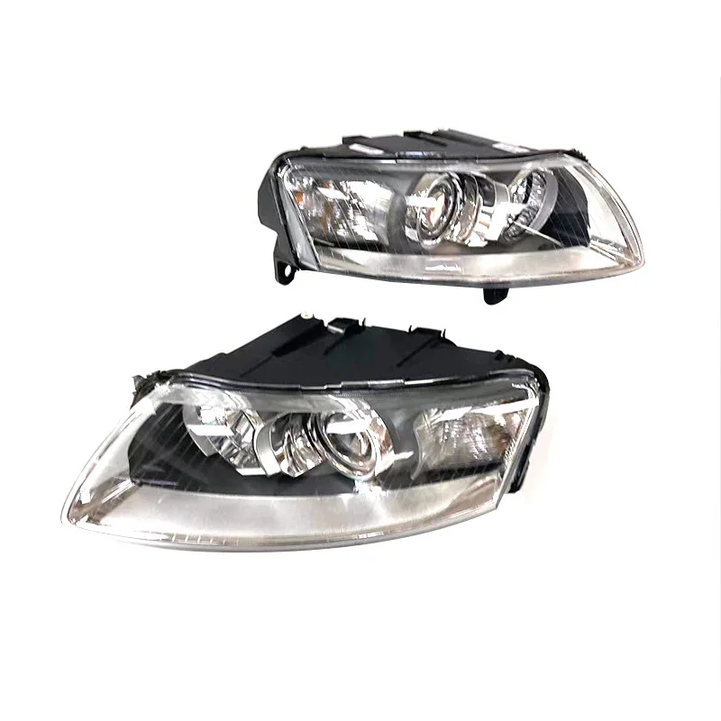 Fit for Audi C6 A6 S6 2005-2008 Xenon headlights Halogen headlight TO xenon headlight A6 C6 Front light 4FG941003A/4FG941004A